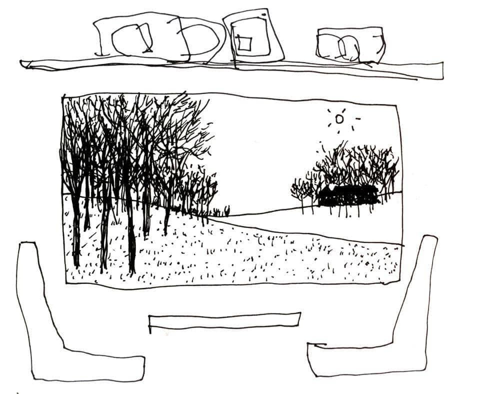 TH Studio Architects architectural landscape sketch