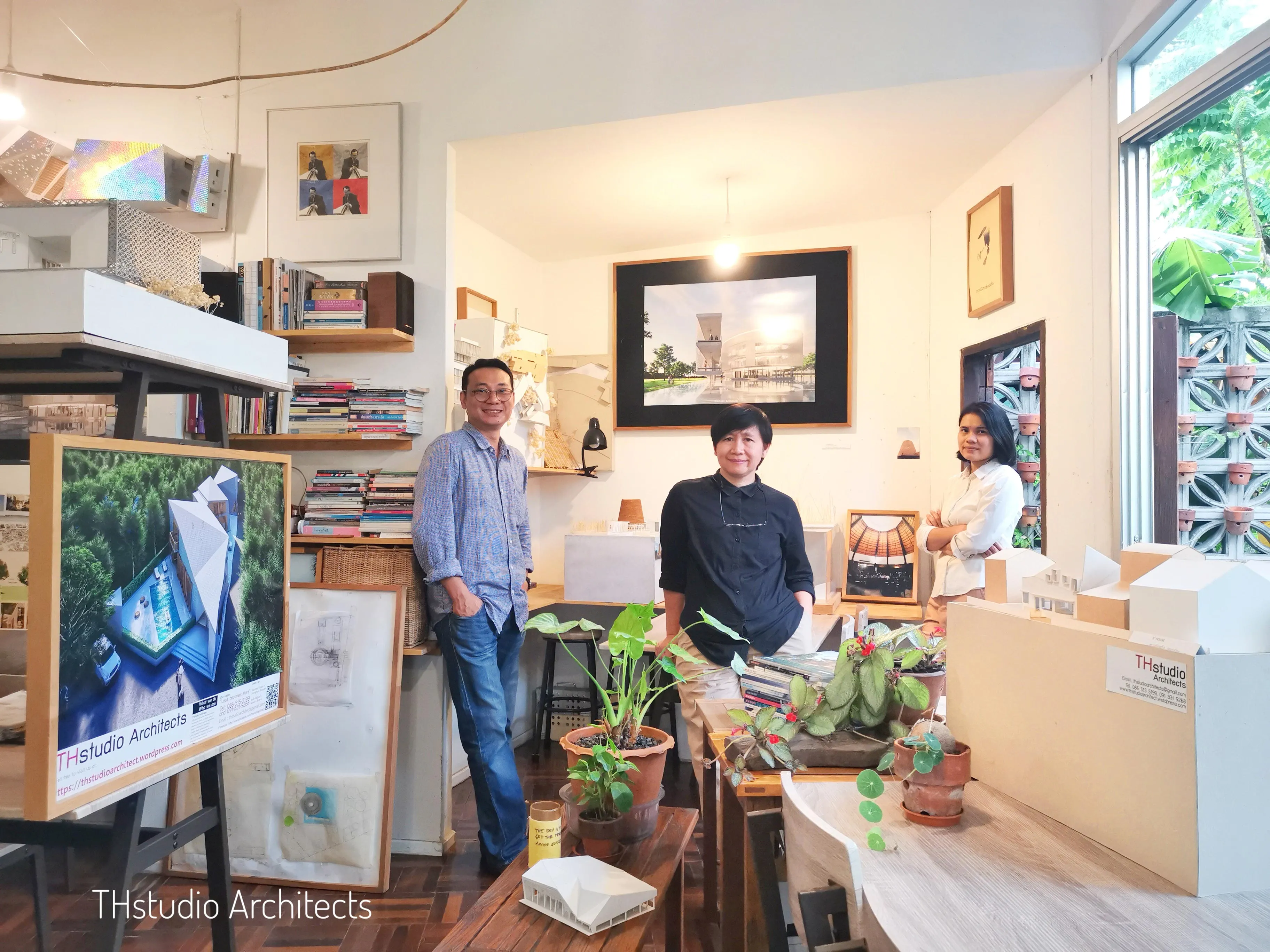 TH Studio Architects team in the studio