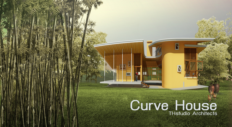 Curve House Panarama -THstudio Architects